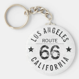 Vintage Los Angeles California Route 66 Schlüsselanhänger
