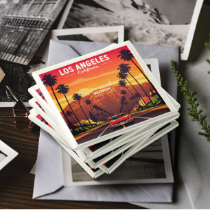 Vintage Los Angeles Kalifornien Magnet