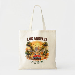 Vintage Los Angeles Kalifornien Retro-Sonnenunterg Tragetasche
