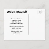 Vintage Los Angeles Mission, Adresswechsel Ankündigungspostkarte (Rückseite)