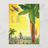 Vintage Los Angeles Mission, Adresswechsel Ankündigungspostkarte (Vorderseite)