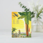 Vintage Los Angeles Mission, Adresswechsel Ankündigungspostkarte (Stehend Vorderseite)