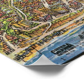 Vintage Los Angeles Pictorial Map Poster 1974 (Ecke)