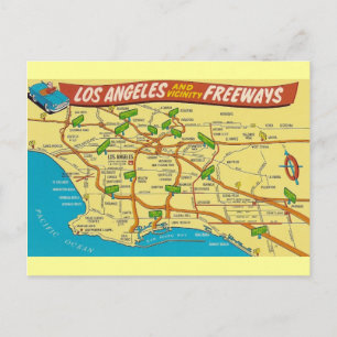 Vintage Los Angeles Postkarte