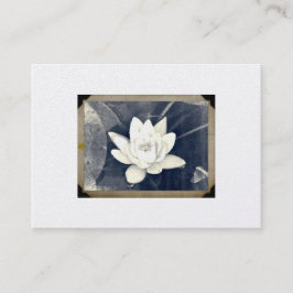 VINTAGE LOTUS FOTOGRAPH GESCHÄFTSKARTE VISITENKARTE