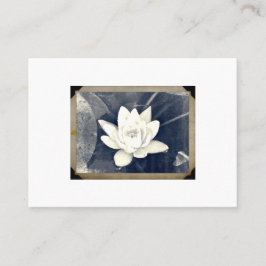 VINTAGE LOTUS FOTOGRAPH GESCHÄFTSKARTE VISITENKARTE