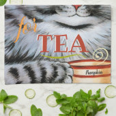 Vintage Louis Wain Niedlich Teacatch Geschirrtuch (Gefaltet)