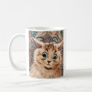 Vintage-Louis-Wain-Tapete-Katze Kaffeetasse