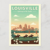 Vintage Louisville Kentucky Postkarte (Vorderseite)