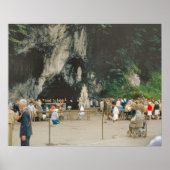 Vintage Lourdes, das Grotto Poster (Vorne)