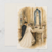 Vintage Lourdes Marianische Braut devotion katholi (Vorne/Hinten)