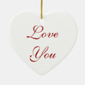 Vintage Love 1952 Keramik Ornament (Hinten)