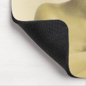 Vintage love couple kissing sepia illustration mousepad (Ecke)