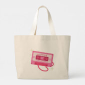 vintage love jumbo stoffbeutel (Rückseite)