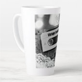 Vintage Love Static Milchtasse (Linke Ecke)