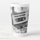 Vintage Love Static Milchtasse (Vorderseite)