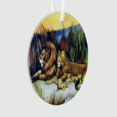 Vintage Löwen Ornament (Vorderseite)