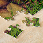 Vintage Löwenfamilienmalerei von Georgia behaupten Puzzle (Seite)