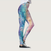 Vintage Löwenzahn abstraktes Muster (2) Leggings (Rechts)