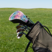 Vintage-Löwenzahn-Abstraktes Muster (6) Golf Headcover (In SItu)