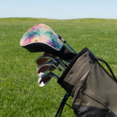 Vintage-Löwenzahn-Abstraktmuster (5) Golf Headcover (In SItu)