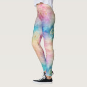 Vintage-Löwenzahn-Abstraktmuster (7) Leggings (Links)