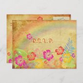 Vintage Luau UAWG Postkarten für 12x18 lädt (Vorne/Hinten)