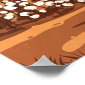 Vintage Lubbock Texas Poster (Ecke)