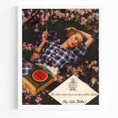 Vintage Lucky Strike Zigaretten Tabak Poster