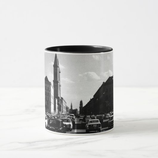Vintage Ludwigstraße 1970 Tasse (Zentrum)