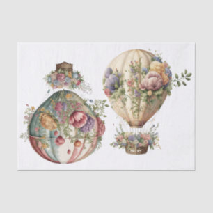 Vintage Luftballons für Luftblasen 2 Seidenpapier