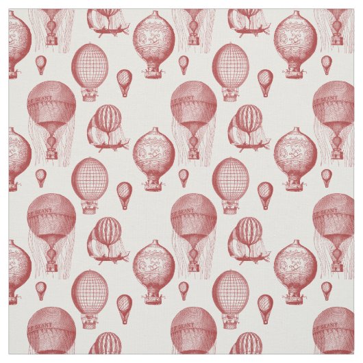Vintage Luftballons in Braun Stoff (Muster)