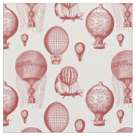 Vintage Luftballons in Maroon Stoff