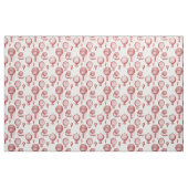 Vintage Luftballons in Maroon Stoff (Fat Quarter (45,7 x 55,9 cm))