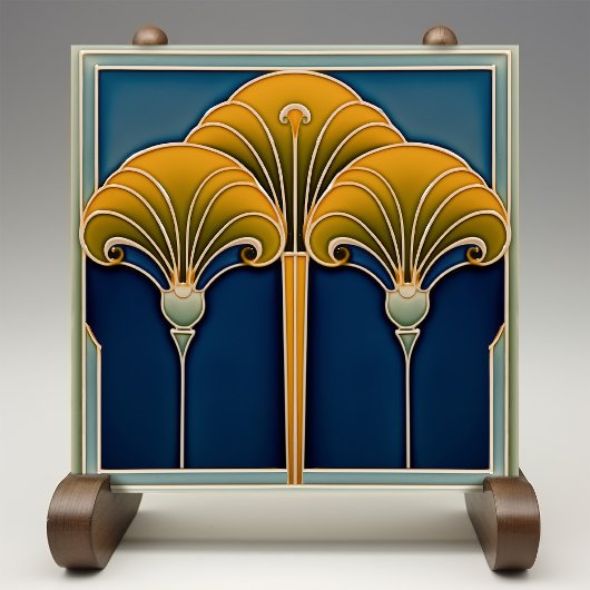 Vintage Lüftermotif-Keramik Fliese