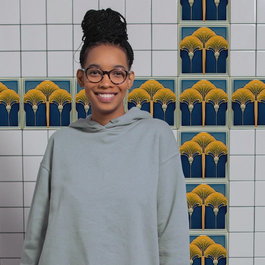 Vintage Lüftermotif-Keramik Fliese