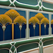 Vintage Lüftermotif-Keramik Fliese