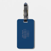 Vintage Luftfahrt-Geschichte 1910 des Fluges Gepäckanhänger (Rückseite vertikal)