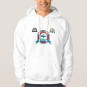 Vintage Luftfahrt-Logo "Luftfahrt" für Flugreisen Hoodie (Vorderseite)