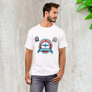 Vintage Luftfahrt-Logo "Luftfahrt" für Flugreisen T-Shirt