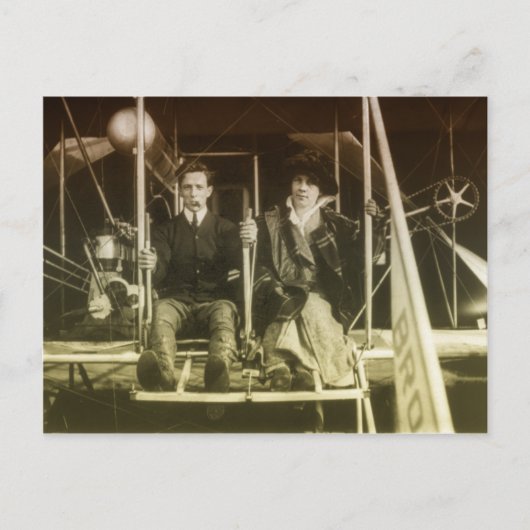 Vintage Luftfahrt Postkarte (Vorderseite)