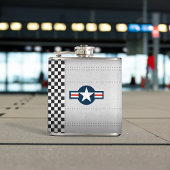 Vintage Luftfahrzeug-Rückfluggesellschaft Flachmann