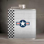 Vintage Luftfahrzeug-Rückfluggesellschaft Flachmann