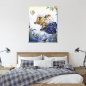 Vintage Luftfedern Leinwanddruck (Insitu (Schlafzimmer))