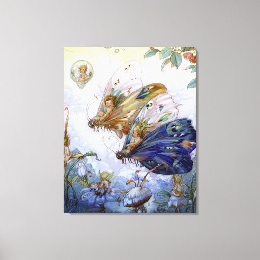 Vintage Luftfedern Leinwanddruck (Vorderseite)