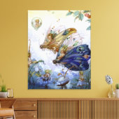 Vintage Luftfedern Leinwanddruck (Insitu (Wohnzimmer))