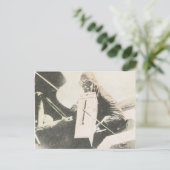 Vintage Luftfotografie Postkarte (Stehend Vorderseite)