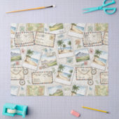 Vintage Luftpost-Abenteuer (1) Seidenpapier (Basteln)