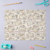 Vintage Luftpost-Abenteuer (3) Seidenpapier (Basteln)