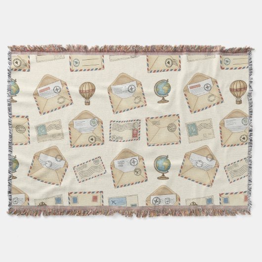 Vintage Luftpost-Abenteuer (4) Decke (Vorderseite)
